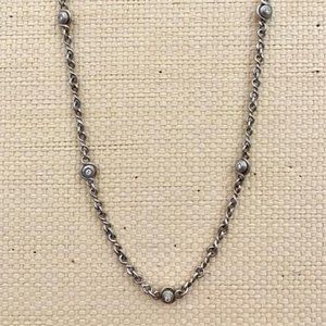 J. J. Marco Diamond Station Necklace